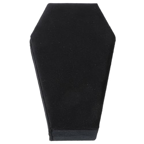 Boîte à bijoux cercueil velours compacte et protectrice pour bagues