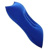 Cabilock Almohada Inflable Cuello De Tela Flocada Ergonomica para Camping...
