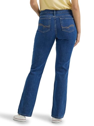 Riders by Lee Indigo Women's Classic Fit Straight Leg Jean, Gulf, 14 Long3