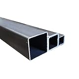 vierkantrohr 100x100x3 Längentoleranz: +/- 5 mm Stahl Rohr Vierkantrohr S235 Stahlrohr Quadratrohr Hohlprofil ST37 Rechteckrohr (80x80x2 mm, Länge: 1.000 mm)