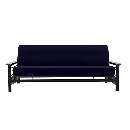 DHP Futon Mattress Cover, Removable & Machine Washable Slipcover for Full Size Futon