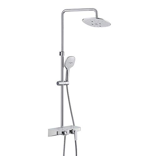 Système de douche de bain complet avec mitigeur mural et massage intégré