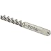Hertel High Speed Steel Spiral Flute STI Tap, #10-32 UNF, 3 Flute, 52° Helix, Bottoming Chamfer, Bright Finish, 2-1/2