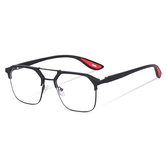 ARZONAI Unisex Trending Fashion Modern Stylish Hexagonal UV Protected Sunglasses And Uv Protection Anti Glare, Gunmetal-Black, Free Size