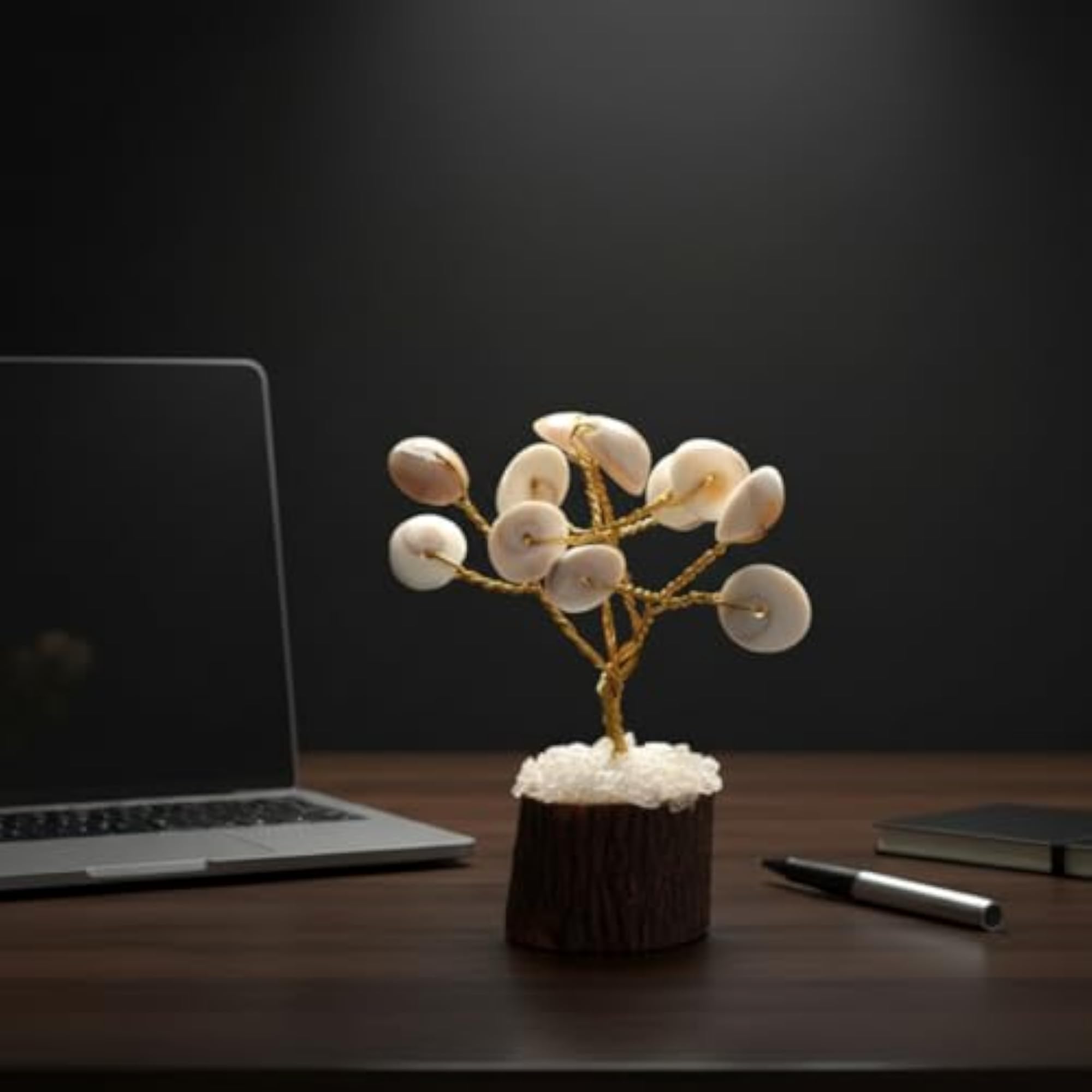 Good Luck Vastu Gomti Chakra Tree for Home Decor