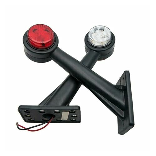 AIDLMBG 2 Luces LED De Posición Laterales Para Remolque, Para Camión, Furgoneta, 12-24 V Juego Pilotos Traseros