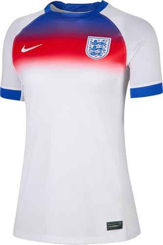 England 2025 Stadium Home (Frauenteam) Nike Dri-Fit Replika-Fußballtrikot Für Damen, Hyper Royal/Weiß/Weiß, FZ9128-405, S