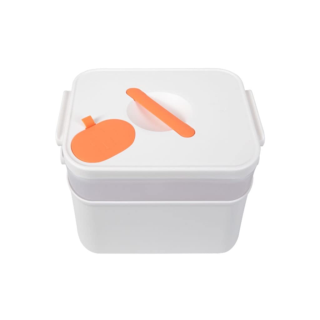 Botiquin Caja médica Caja de primeros auxilios con caja de contenedor de caja de píldoras Portátil Caja de almacenamiento de plástico Portátil Kit de primeros auxilios Caja de medicina 11.22 pulgadas