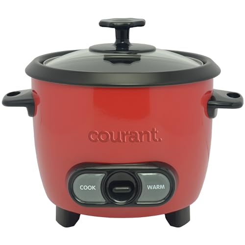 Comparison: Best Slow Cooker Red Beans And Rice 9 Courant Rice Cooker 6-Cup (Cooked), Removable Non-Stick Bowl, One Touch Rice Cooker, Red