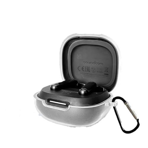 For Anker Soundcore P40i �P�[�X TPU�� �S�ʕی� �����h�~ �L�Y�h�~ �ϏՌ� �����[�d�\ �y�ʏ��^ �J���r�i�t��(�N���A)