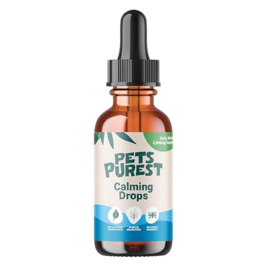Pets Purest Supplemento al calmante Naturale al 100% per Cani, Gatti e Animali Domestici. Riduce l'ansia e Lo Stress nei Tuoi Animali Domestici (50ml) (UK)