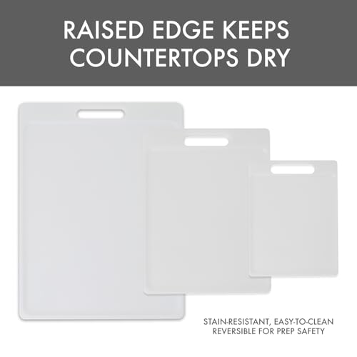 Juego de 3 Tablas de Cortar Rectangulares de Plástico miniatura 5