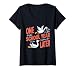 Women's One School Year Later Funny Teacher Goose Summer Chaos V-Neck T-Shirt