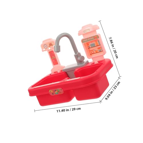 Bañera para Loros Roja CRAFTHROU Plástico Ligero Cuenca Baño Pájaros Pequeña 3