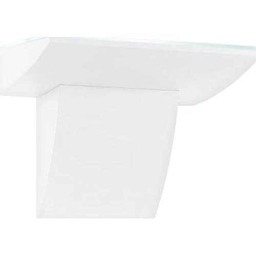 Accessotech FONTELA White LED Outdoor Wall Light | Recessed Facade Wall Lamp | Warm White Exterior LED Light | IP44 Rated | Energy Efficient Outdoor Lighting