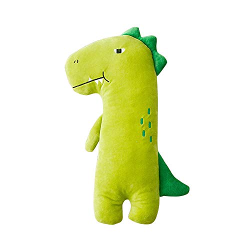 Belt Cover, Cute Animal Patterned Seat Belt Strap Pillow Adjust Vehicle Shoulder Pads Auto Seat Belt Strap Headrest Neck Support for Children Baby Kids Adult (Green Dinosaur)