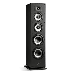 Polk Audio Monitor XT70 Hochauflösender Standlautsprecher, HiFi Und Heimkino Lautsprecher, Hi-Res Zertifiziert, Dolby Atmos Und DTS:X Kompatibel (Stück), Schwarz