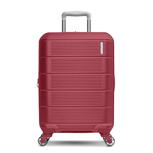 Image of American Tourister Stratum 2.0 Expandable Hardside Luggage with Spinner Wheels, Radient Raspberry, Carry-on