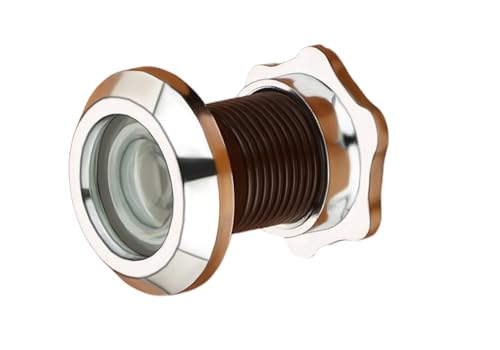 Image of Eye Berry Door Viewer Peephole,Full abs Door Eye Glass lens180-Degree Wide Angle Lens.20 MM to 38 mm Door thikness 25 mm Hall Required (2, crome Plated)