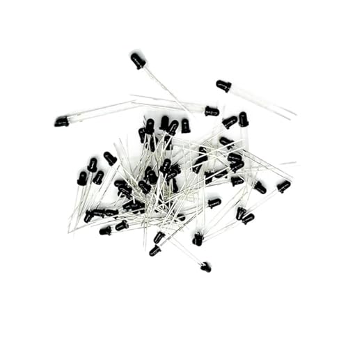 Lote de 50 unidades de fototransistor LTR4206E LR-4206E LR-4206 4206E DIP-2, tubo receptor de infrarrojos de 3 mm y 940 nm.