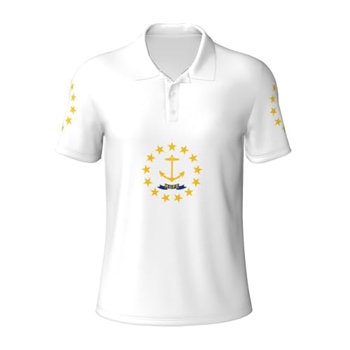 Chemise décontractée respirante Rhode Island contre la chaleur au bureau et en voyage