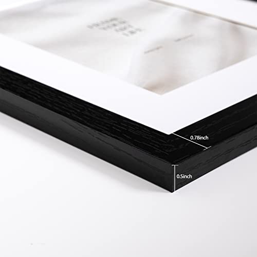 Eletecpro 11X14 Picture Frames Set Of 10, Display 8X10 Or 8.5X11 Photo Frame With Mat Or 11X14 Without Mat, Wall Gallery Photo Frames, Table Top Display Or Wall Mounting (Black, 11X14) #TOP3