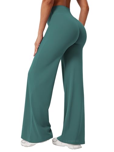 Image of YEOREO Ease Workout Leggings Womens No Front Seam Straight Leggings 29 inch / 31.5 inch / 33 inch / 35 inch High Waist Buttery Eddiy Yoga Pants