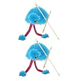 YARNOW 2 Piezas Marionetas de Hilo de Avestruz de Peluche Juguete Interactivo para Marionetas de Cuerda Portátiles para Espectáculos y Narración de Cuentos