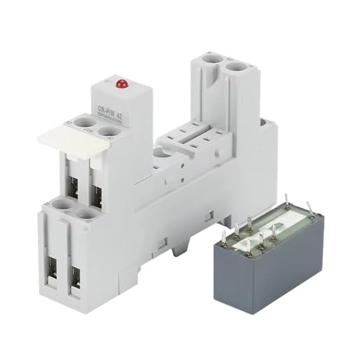 Relé enchufable CR-P024DC1 con base CR-PSS y módulo de protección CR-P/M 42 4