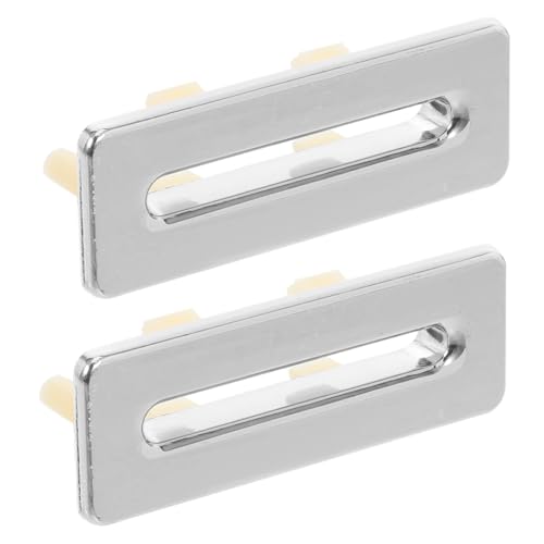 FUTUREORYY 2個流し台溢水孔カバー ズィンク合製 簡単取付け 流し穴装飾リング キッチン 洗面台用 水はね防止 保護用