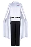 Xikaufo Adult Director Orson Krennic Cosplay Battle Costume Halloween Deluxe Imperial Officer Uniform Suit Men,Large