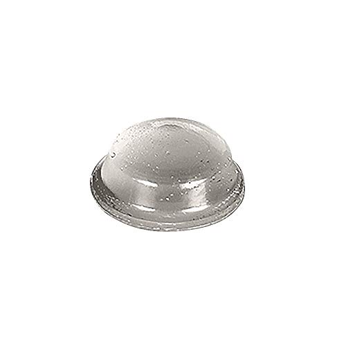 Dulles Glass Hemispherical Clear Rubber Table Top Bumpers - Adhesive - 1 Box - 11 pcs