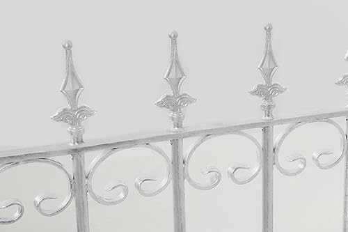 Gartenzaun Eleo Lucca verzinkt 90 x 192,5 cm aus Metall