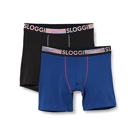 Sloggi Men's GO ABC Natural H Briefs in Blue Cover