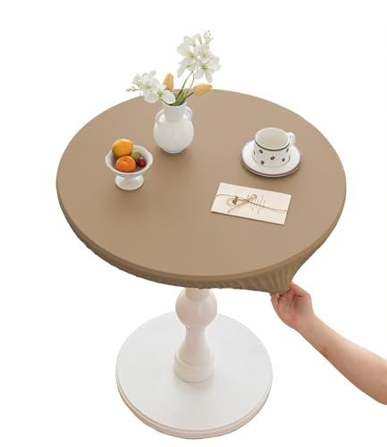 EGROON �L�b�`���p�i PU�� �e�[�u���N���X �e�[�u���J�o�[ �H��J�o�[ �~�` ���a60cm-160cm �z�e�� ���X�g���� �h�� �ϋv�� ���n �R�[�q�[�F �~�` ���a160cm