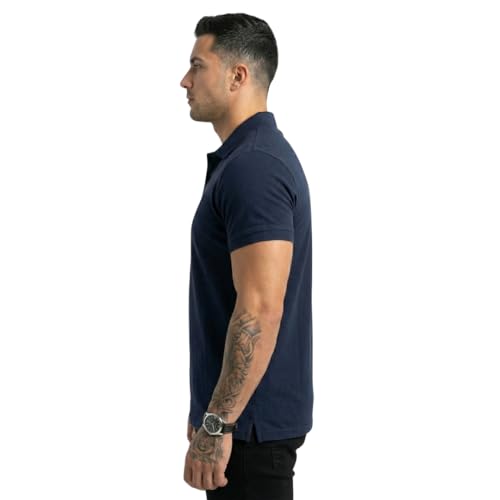 Image of SIDE UP Polo T Shirt for Man with Pocket, Polo T Shirts for Men, Summer Shirt with Collar, Half Sleeve, Cotton Blend, Light Weight, Comfotable Fit (Pack of 1) M to 3XL