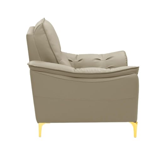 Image of Wakefit Tuvalu Large Sofa Without Motion - Single Seater - Beige