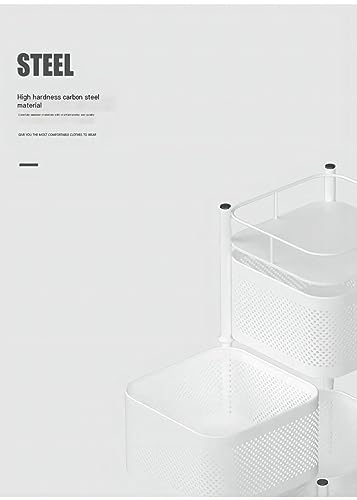 Carrito de cocina con ruedas para organizar aperitivos, verduras y frutas frescas 3
