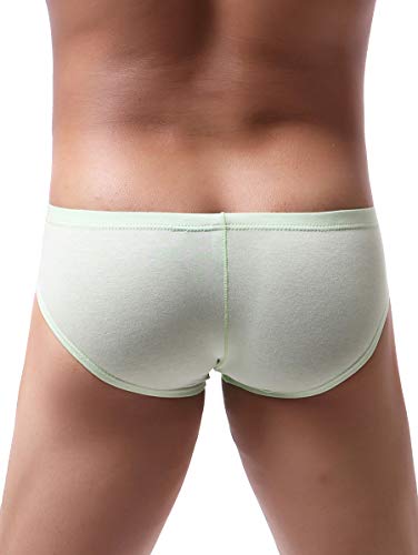 Ikingsky Men's Cotton Boxer Briefs Underwear Sexy Low Rise Men Pouch Boxer Shorts (Large, 6 Pack) #TOP5