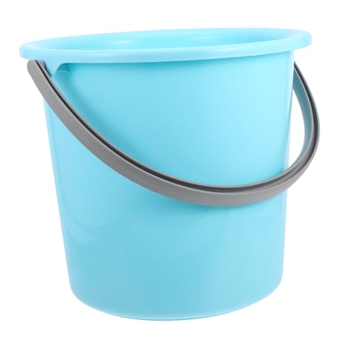 Ipetboom Cubo Plástico para Uso Doméstico Cubo con Asa para Lavandería y Almacenamiento Capacidad Grande Resistente para Limpieza
