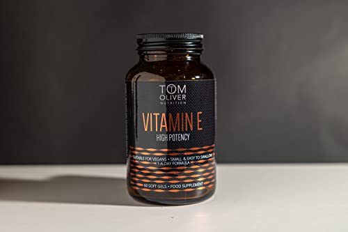Tom Oliver Nutrition - Vitamin E 400IU High Potency, Highly Absorbable (60 Softgels) (1) - Image 3