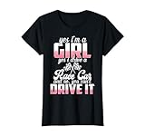 Car Racing Lover Girls Funny Gift Shirt