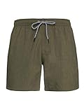 Protest Herren Beachshort Davey Camo Green L