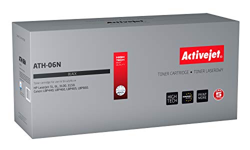 Toner Activejet Ath-06N Do Drukarek Hp, Canon, Zamiennik Hp 06A C3906A, Canon Ep-A; Supreme; 2800 Stron; Czarny.