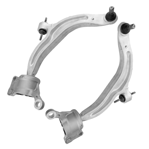 Image of Detroit Axle - FWD Front Struts Kit for 2017-2020 Chrysler Pacifica, 2 Struts with Coil Spring Assembly 2 Lower Control Arms with Ball Joints 2018 2019 Replacement Suspension Kit