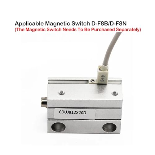 Cylindre pneumatique CUJB alésage 8mm et course 6mm pour mini automatisme