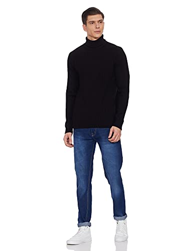 Image of Amazon Brand - Symbol Men's Casual Acrylic High Neck Sweater (Available in Plus Sizes)