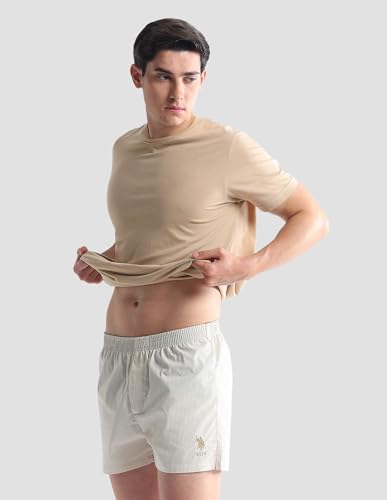 Image of U.S. Polo ASSN. Mens EX004 Cotton Striper Essential True Inner Boxer -Pack of 1