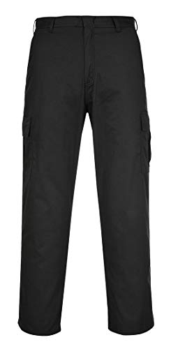 Image of Portwest C701 Durable Reinforced Combat Trouser Black, 34