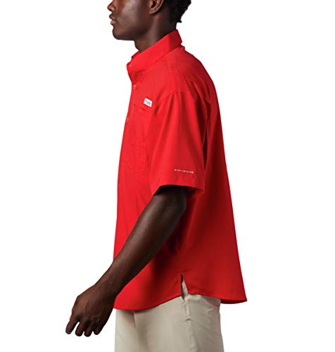 Columbia NCAA Georgia Bulldogs Men's Tamiami Short Sleeve Shirt, LT, UGA - Bright Red by Columbia - Image 3